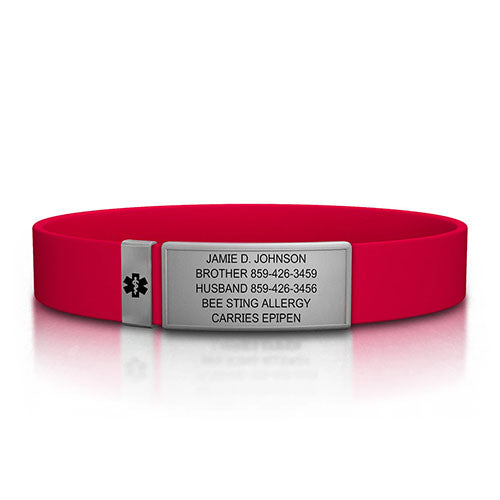 Buy Emergency Bracelet, Personalized Medical Alert Bracelet, Allergy  Bracelet, Diabetic, Medical Id Bracelet Woman, Kids Medical ID Bracelet  Online in India - Etsy